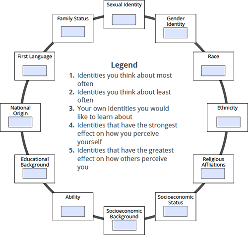 The Identity Wheel Activity